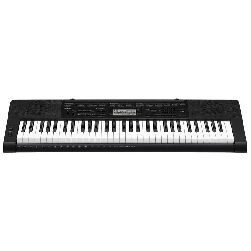 teclado casio 5/8 ctk-3500k2-br preto