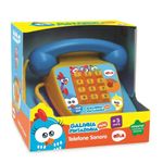 brinquedo elka telefone sonoro galinha pintadinha mini 1087