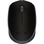 mouse sem fio logitech preto m170