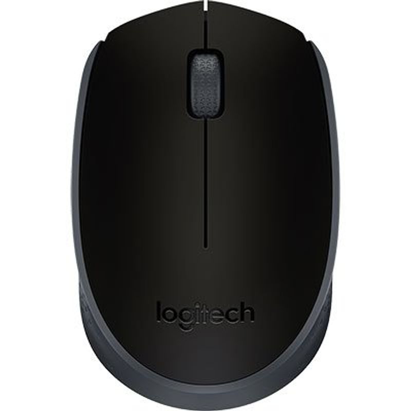 mouse sem fio logitech preto m170