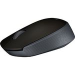 mouse sem fio logitech preto m170
