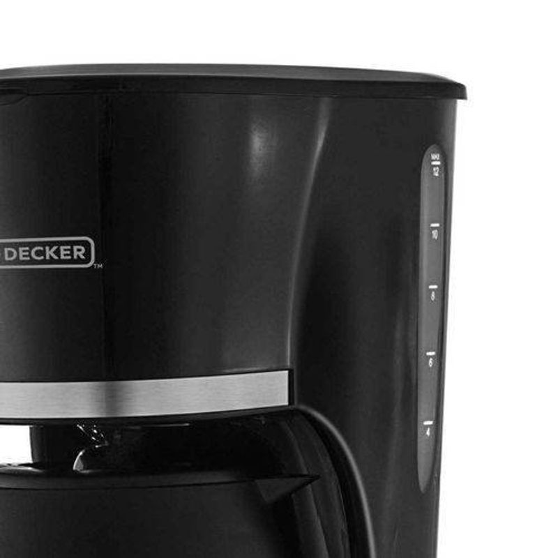 cafeteira elétrica black+decker até 25 xícaras 750w 127v preto e inox cm200l