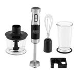 mixer vertical 3 em 1 função fusion mix black+decker 600w 127v preto e inox mk600-br
