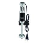 mixer vertical 3 em 1 função fusion mix black+decker 600w 127v preto e inox mk600-br