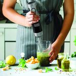 mixer vertical 3 em 1 função fusion mix black+decker 600w 127v preto e inox mk600-br