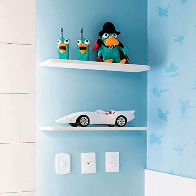 prateleira bemfixa 60x25cm branco 9907