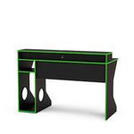 escrivaninha politorno gamer fremont preto e verde