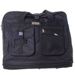 bolsa com rodas latcor poliéster preta - rit5042