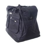 bolsa com rodas latcor poliéster preta - rit5042