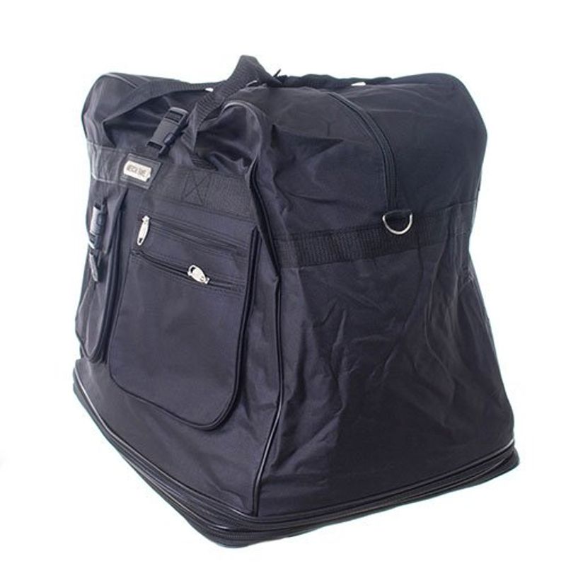 bolsa com rodas latcor poliéster preta - rit5042