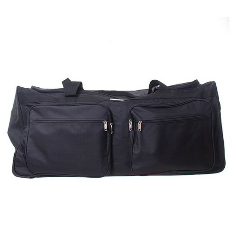 bolsa com 4 rodas latcor arit5036cw-bk poliéster preto