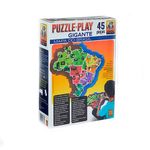 quebra-cabeça grow 45 peças gigante mapa do brasil 3635