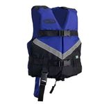 colete auxiliar de flutuação ativa canoa 2.0 até 40kg azul