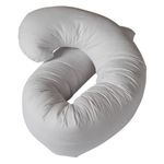 travesseiro de corpo fibrasca minhocão branco 4178