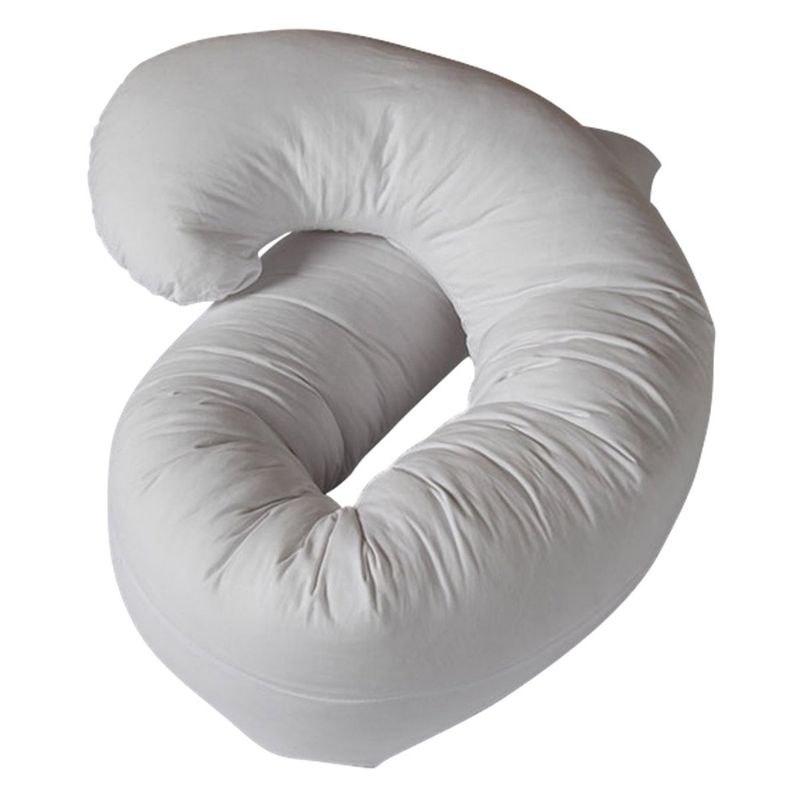 travesseiro de corpo fibrasca minhocão branco 4178