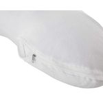 travesseiro de corpo fibrasca minhocão branco 4178