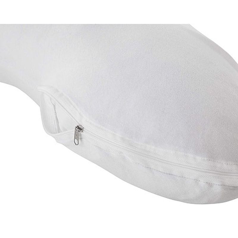 travesseiro de corpo fibrasca minhocão branco 4178