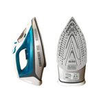 ferro de passar a vapor black+decker 1200w branco e azul fx3060