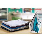 ferro de passar a vapor black+decker 1200w branco e azul fx3060