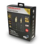 cabo hdmi elg pedestais v2.1 8k ultra hd hs8k20 2 metros