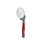 cortador de pizza 24 cm tramontina verano 25584/170 em aço inox e cabo de polipropileno vermelho