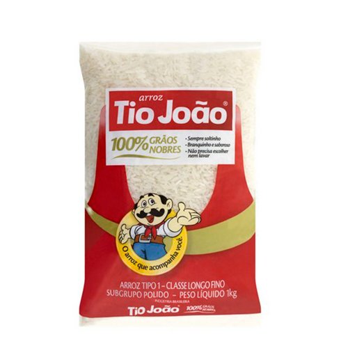 Arroz Agulhinha Tio João 1kg