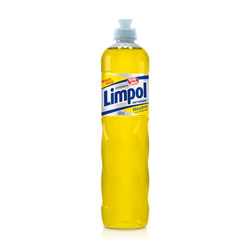 detergente lava louças limpol neutro 500ml