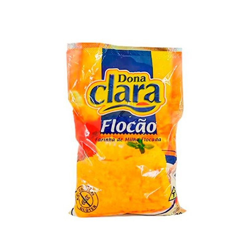 flocão de milho dona clara cuscuz 500g