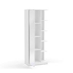 sapateira politorno 1 porta floriano com espelho branco 200064