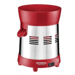 espremedor de frutas mondial e-24 bivolt turbo 250w vermelho inox