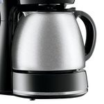 cafeteira elétrica mondial dolce arome jarra inox 127v 550w 15 xícaras preto e inox - c-34ji-15x
