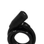 cadeado com chave para bike atrio 12mm preto - bi081