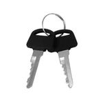 cadeado com chave para bike atrio 12mm preto - bi081
