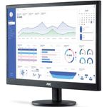 monitor 18.5" aoc widescreen led conexões vga + hdmi preto e970swhnl