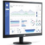 monitor 18.5" aoc widescreen led conexões vga + hdmi preto e970swhnl