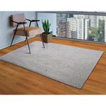 tapete tufting são carlos linha clemant n prata 100 x 150 cm