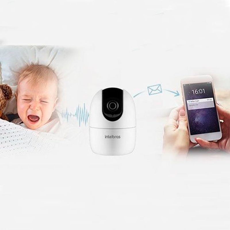 câmera de vídeo intelbras wi-fi full hd im4 4565601 com microsd 32gb