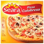 pizza congelada seara calabresa 460g