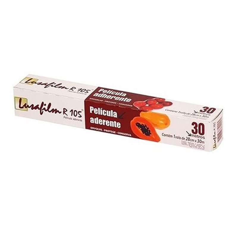 rolo de filme pvc dispafilm 28 cm x 30 metros