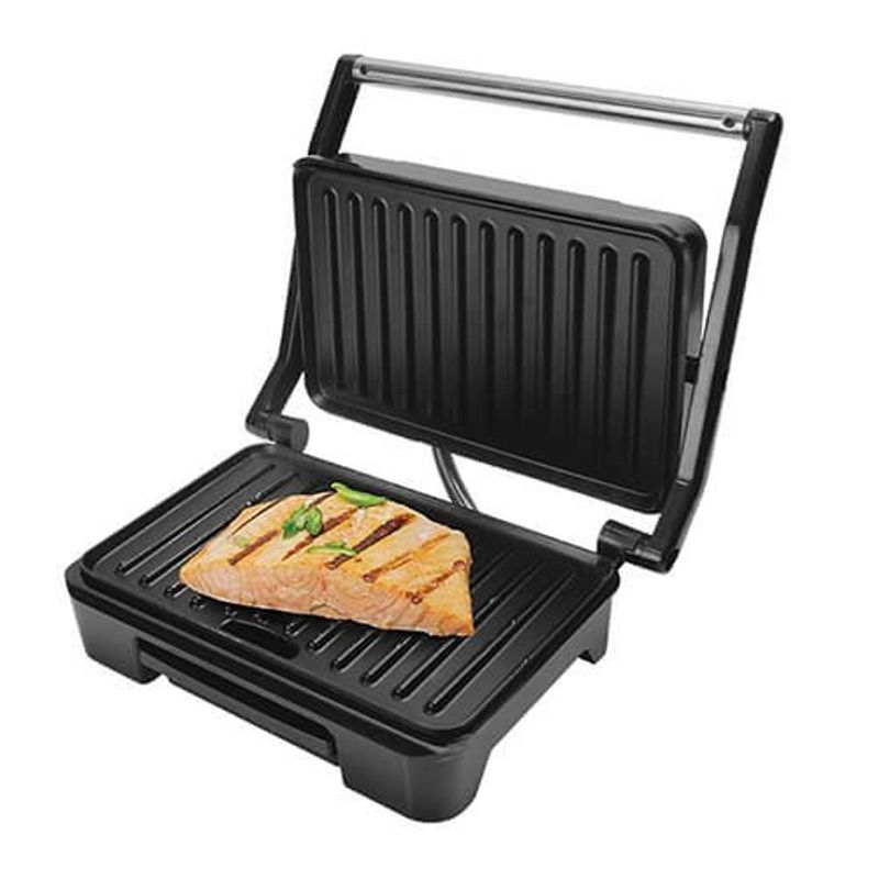grill mallory asteria compact 900w 127v preto e inox