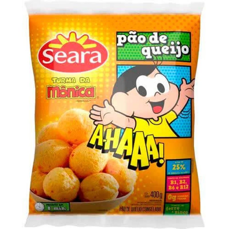 pão de queijo turma da mônica 400g