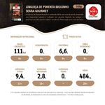 linguiça de pernil pimenta biquinho gourmet seara 500g