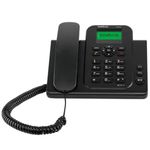 telefone rural intelbras cfw 9041 com fio 4g, wi-fi - preto