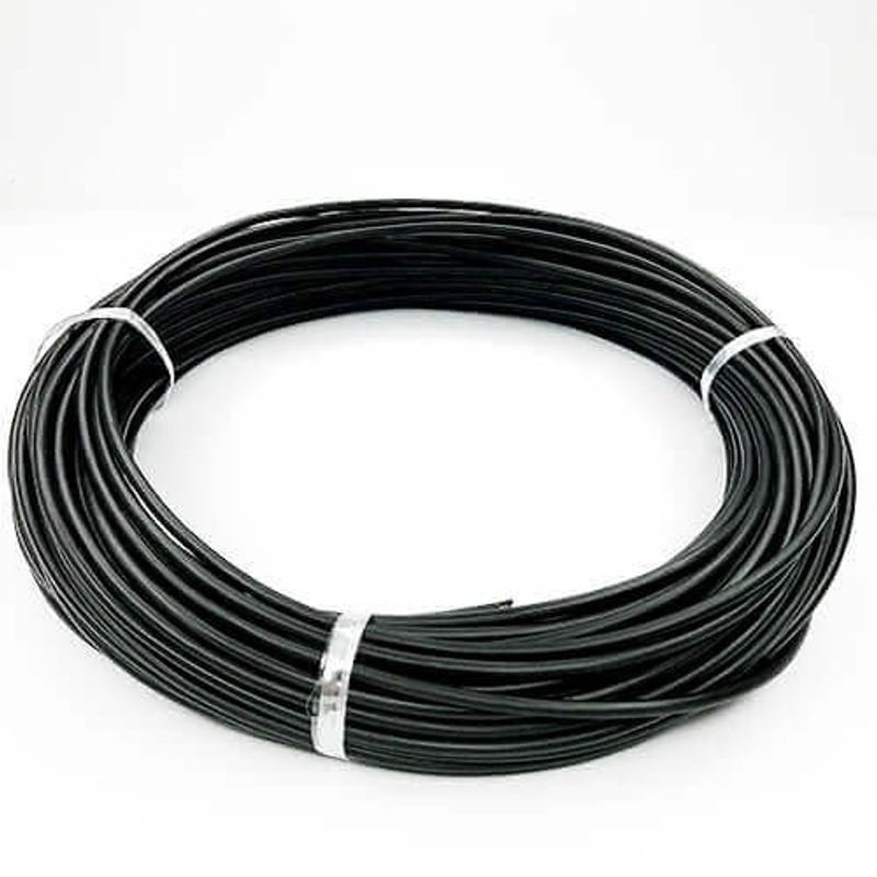 cabo elétrico top cables 1,5mm preto peça com 25 metros (mp)
