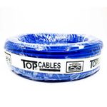 cabo elétrico top cables 1,5mm azul peça com 50 metros (mp)