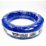 cabo elétrico top cables 1,5mm azul peça com 100 metros (mp)