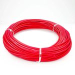 cabo elétrico top cables 1,5mm vermelho peça com 25 metros (mp)