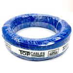 cabo elétrico 2,5mm 100 metros top cables azul (mp)