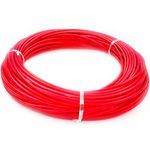 cabo elétrico top cables 6mm peça com 25 metros vermelho (mp)