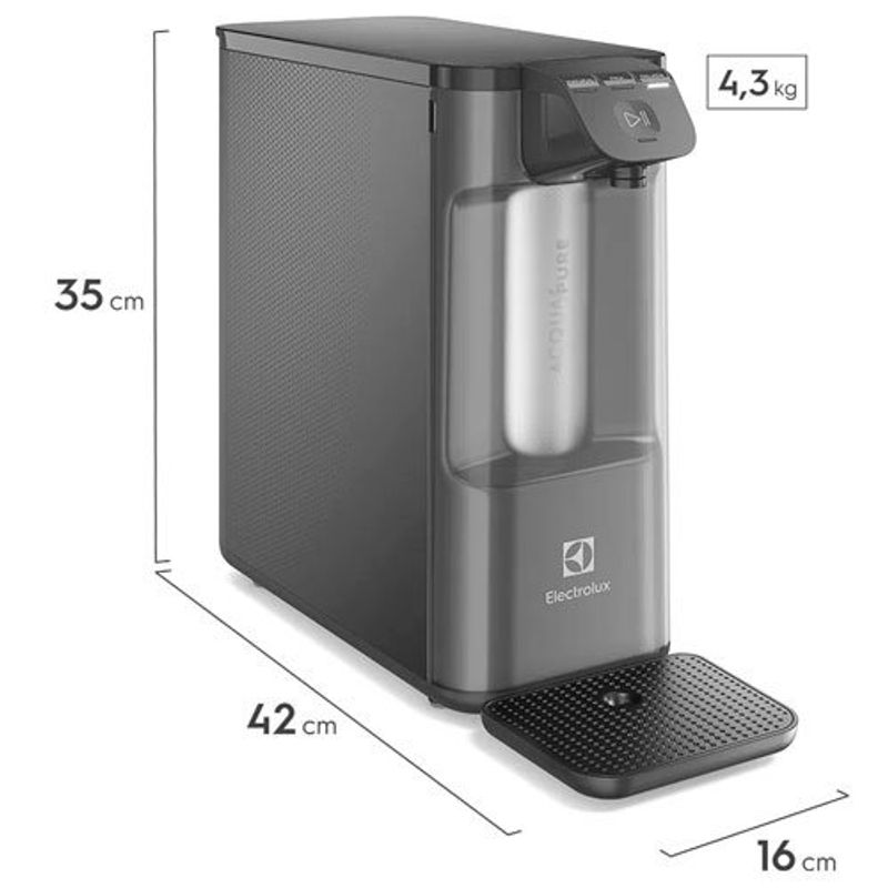 purificador de água electrolux bivolt cinza pe12g